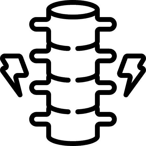 Abbildung von Wirbelsäule