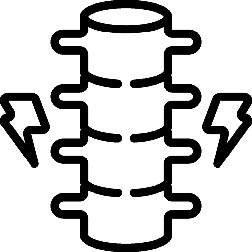 Abbildung von Wirbelsäule